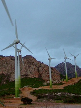 Parc éolien à Calenzana, Haute-Corse