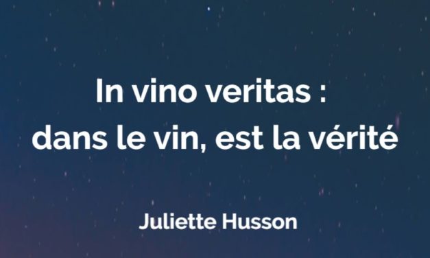 Concours de talent : Lisez « In vino veritas : dans le vin, est la vérité »