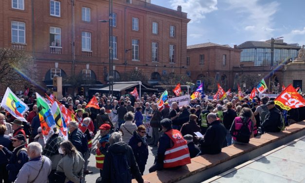 Toulouse : les retraités en colère foulent le pavé des rues de la Ville rose