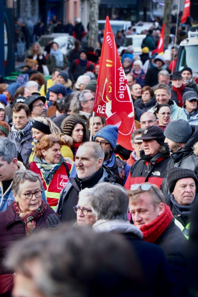 Manifestation du 31 janvier contre la réforme des retraites - Toulouse