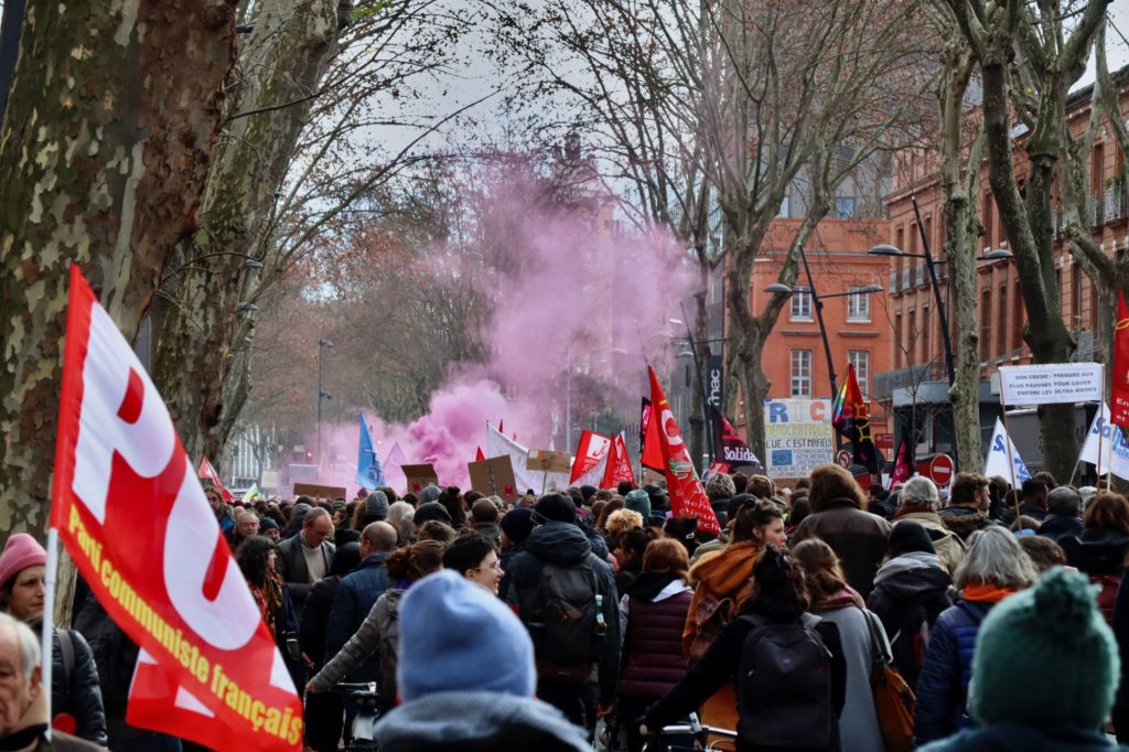 Manifestation du 31 janvier contre la réforme des retraites - Toulouse