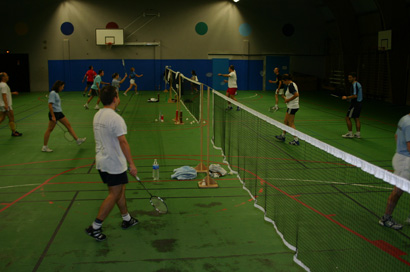 Surcharge dans les clubs de badminton