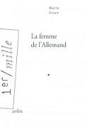 La femme de l’Allemand, de Marie SIZUN