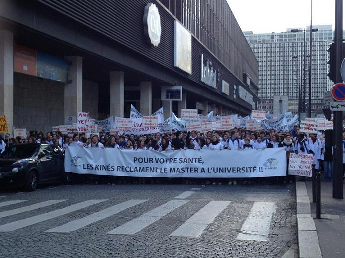 Le ras-le-bol des étudiants en kiné