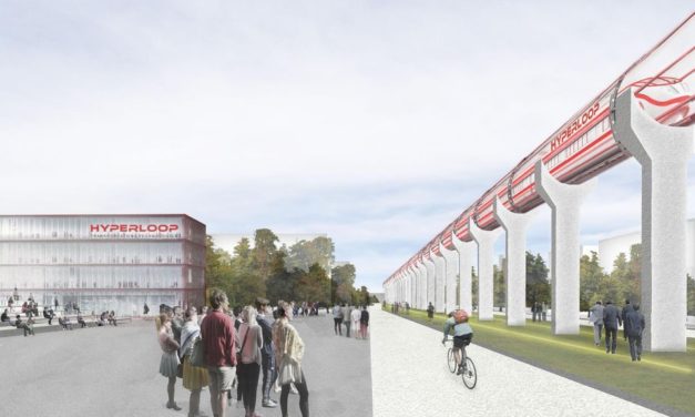 Le train futuriste Hyperloop débarque à Toulouse