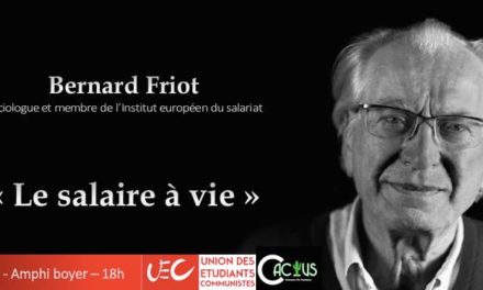 [VIDÉO] Face au chômage, Bernard Friot théorise le salaire à vie
