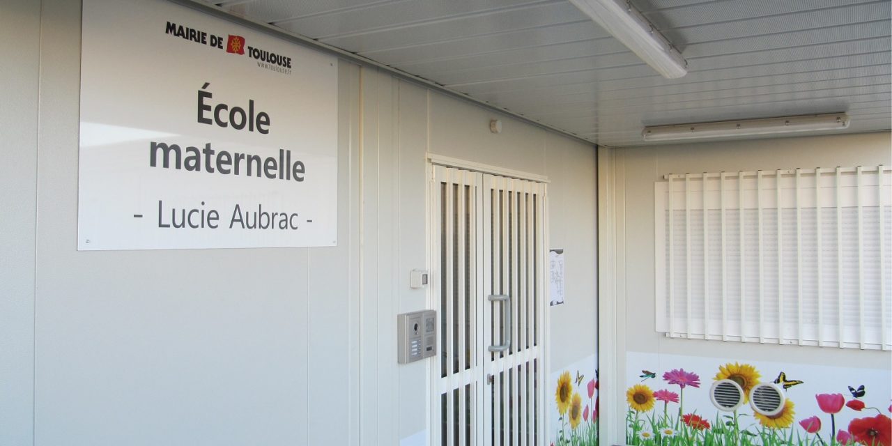 Face à l’urgence, une rentrée en préfabriqué pour l’école maternelle Lucie Aubrac