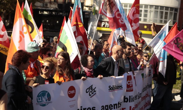 À Toulouse, forte mobilisation du secteur public contre les réformes Macron