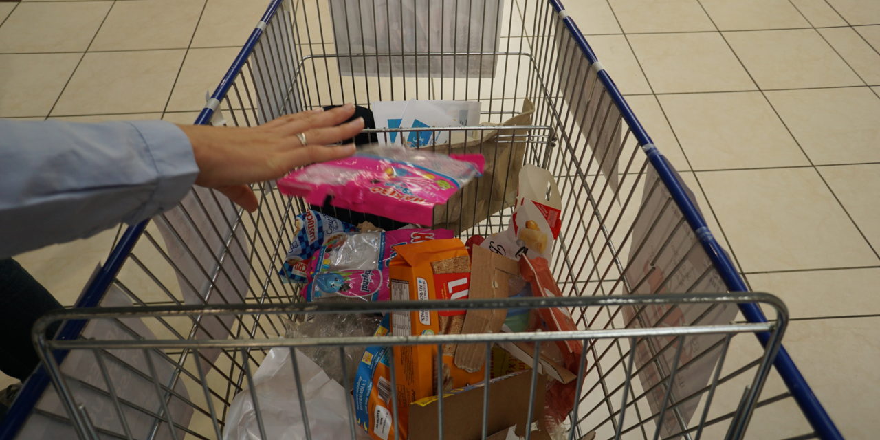 Opération « déplastification » dans un supermarché