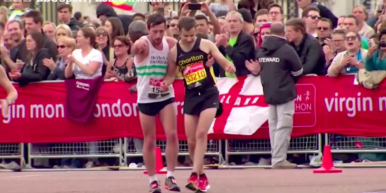 Rétro’sport en images. 23 avril 2017, moment émotion au Marathon de Londres