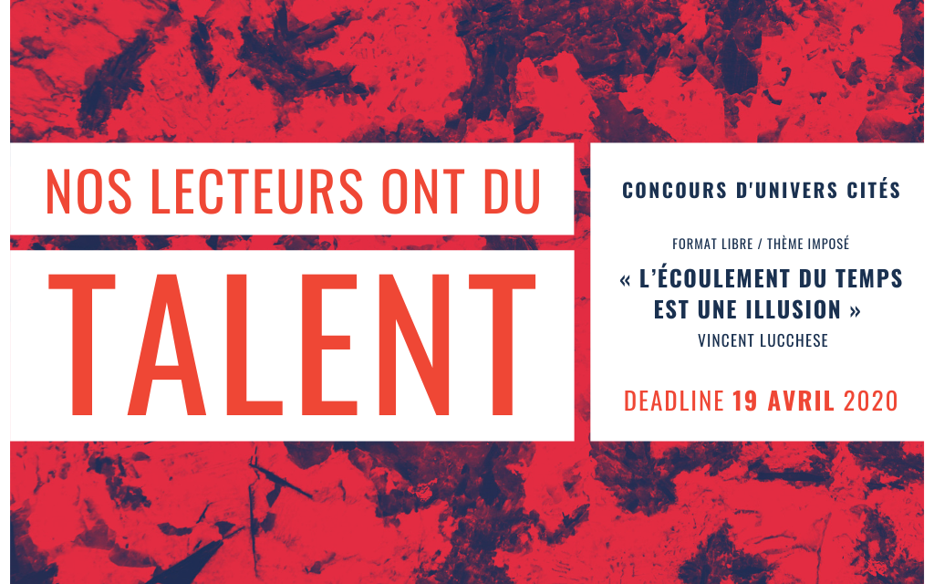 Concours « Nos lecteurs ont du talent », c’est parti !