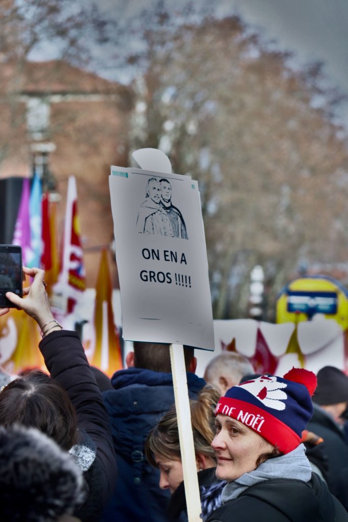 Manifestation du 31 janvier contre la réforme des retraites - Toulouse