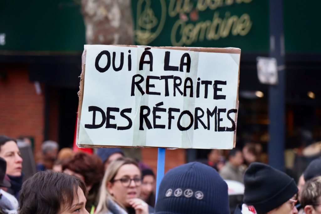 Manifestation du 31 janvier contre la réforme des retraites - Toulouse