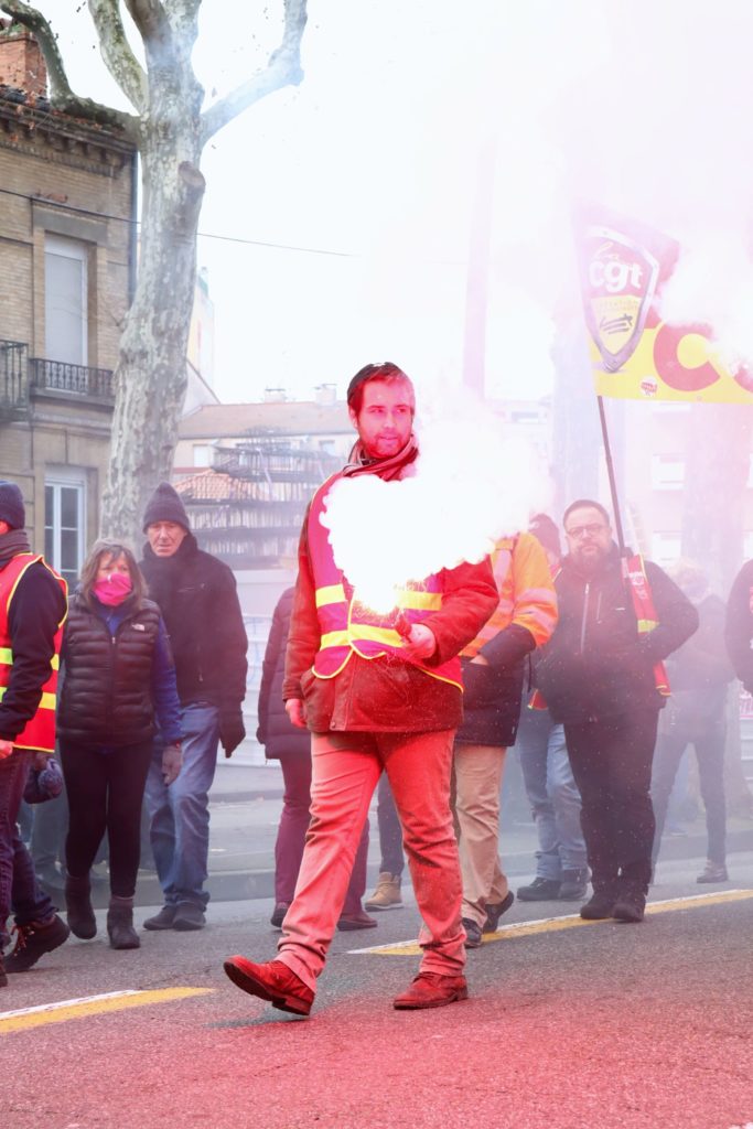 Manifestation du 31 janvier contre la réforme des retraites - Toulouse