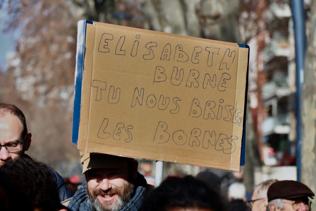 Manifestation du 31 janvier contre la réforme des retraites - Toulouse