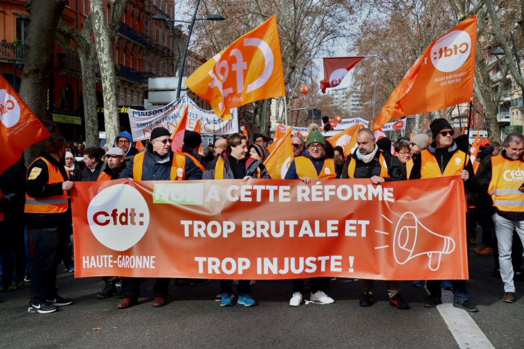 Manifestation du 31 janvier contre la réforme des retraites - Toulouse