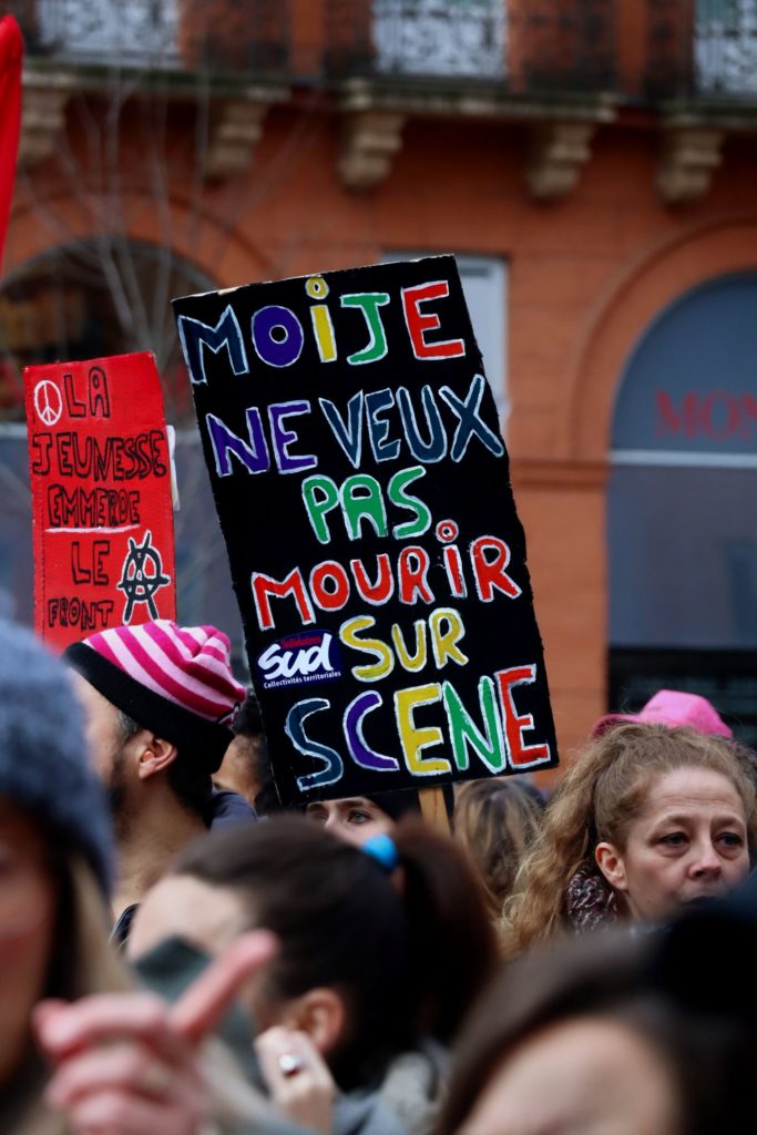 Manifestation du 31 janvier contre la réforme des retraites - Toulouse