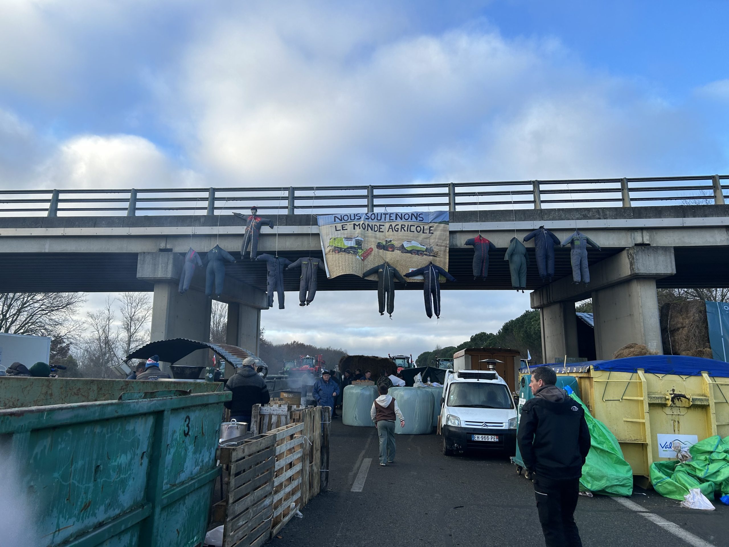 À Carbonne, les agriculteurs laissent leur empreinte