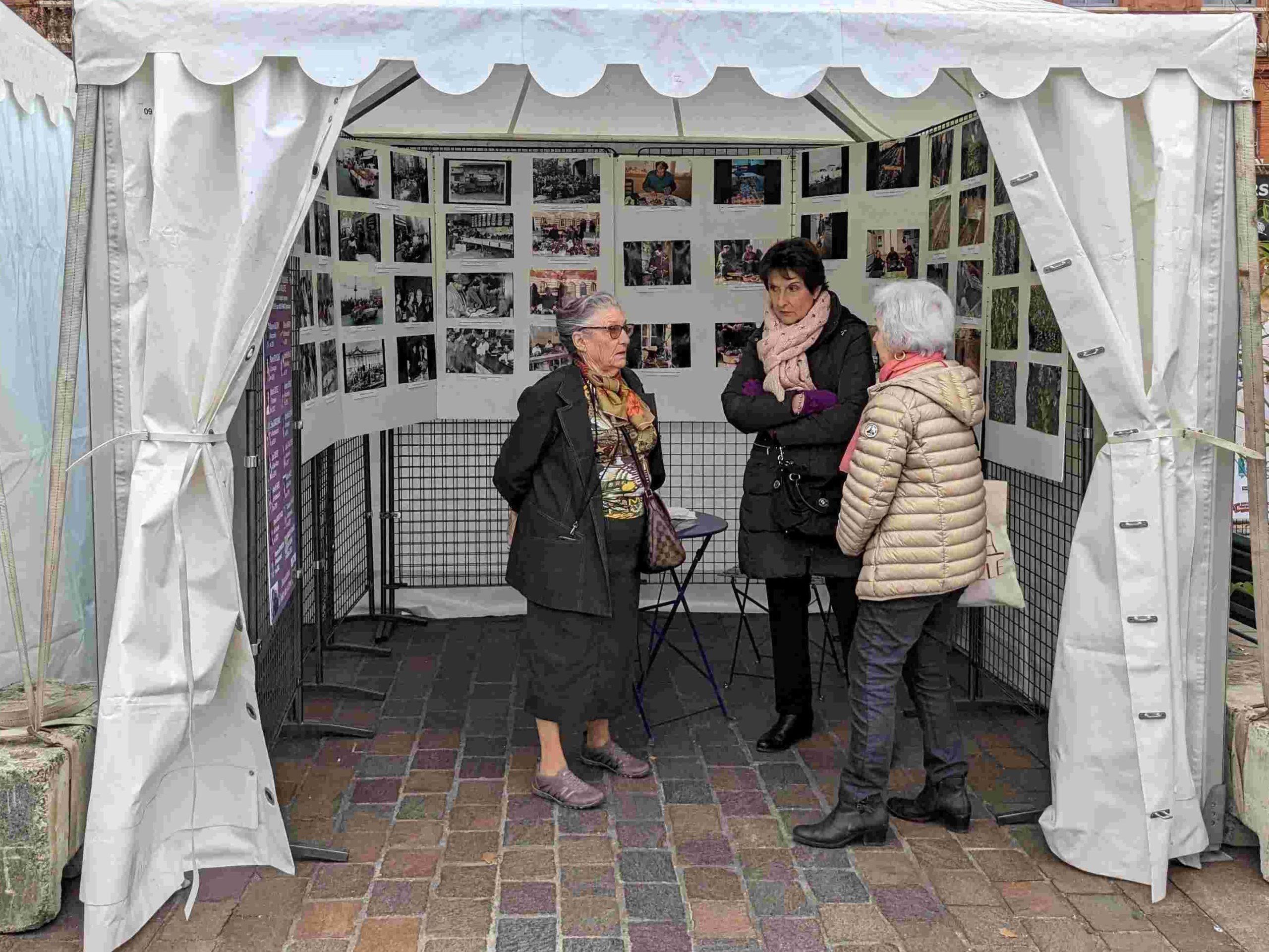 Le stand de l'association "La violette dans son terroir" à la Fete de la Violette.