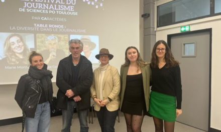 “Transmettre me plaît énormément”. Clarence Rodriguez, journaliste et auteure, invitée à Sciences Po Toulouse.