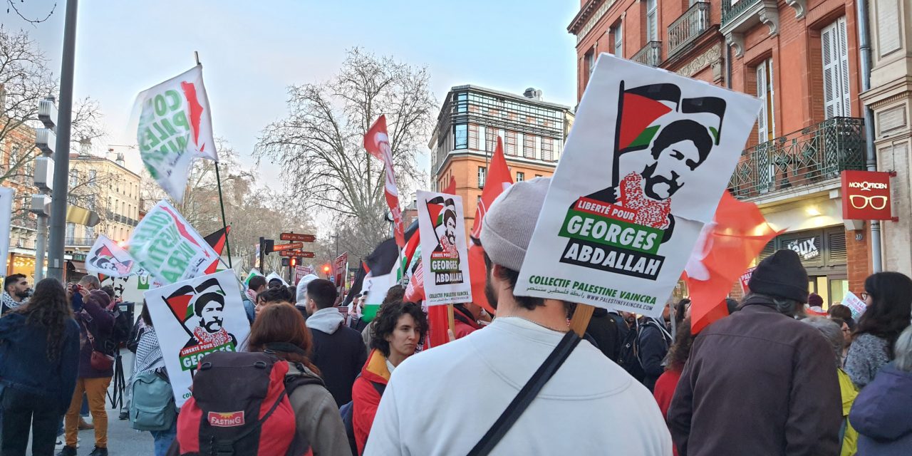A Toulouse, les soutiens rassemblés de Georges Abdallah, « le plus vieux prisonnier politique d’Europe », espèrent qu’il sera libéré demain