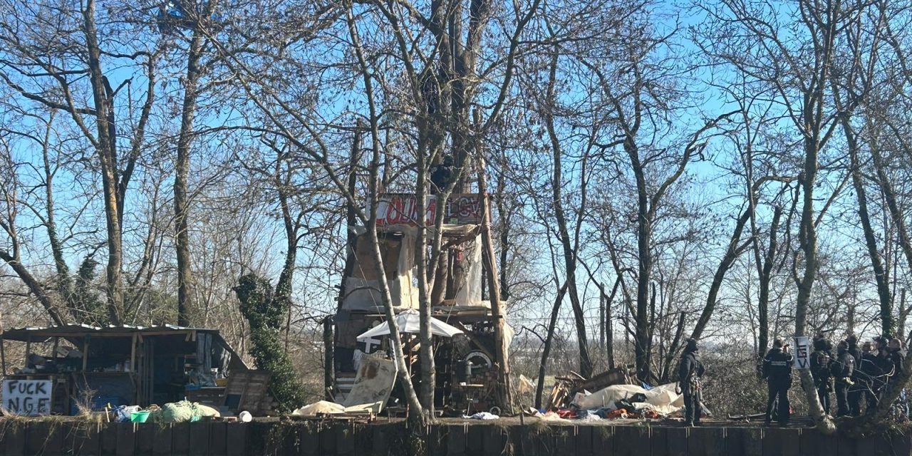 Mobilisation contre la LGV : la ZAD de Saint-Jory de nouveau évacuée par la gendarmerie