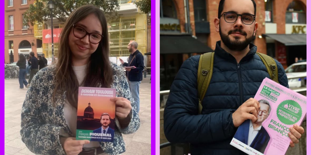 Estelle et Michaël, étudiant.e.s militant.e.s bientôt au Capitole ?